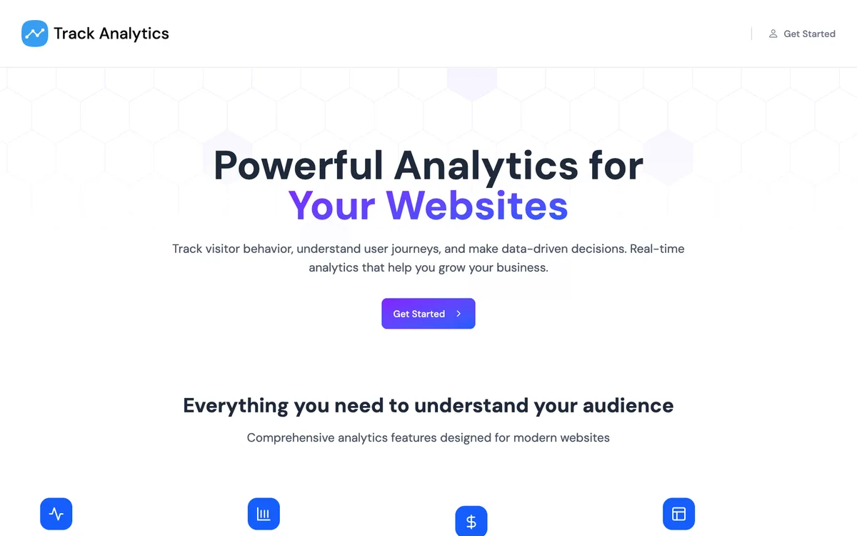 Web Analytics — screenshot